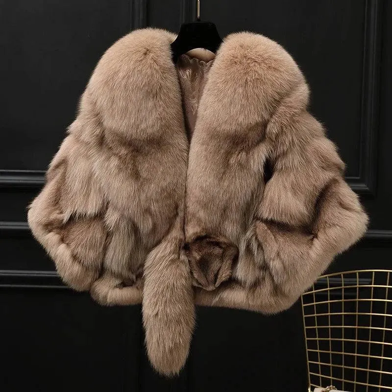 Winter Fur Poncho