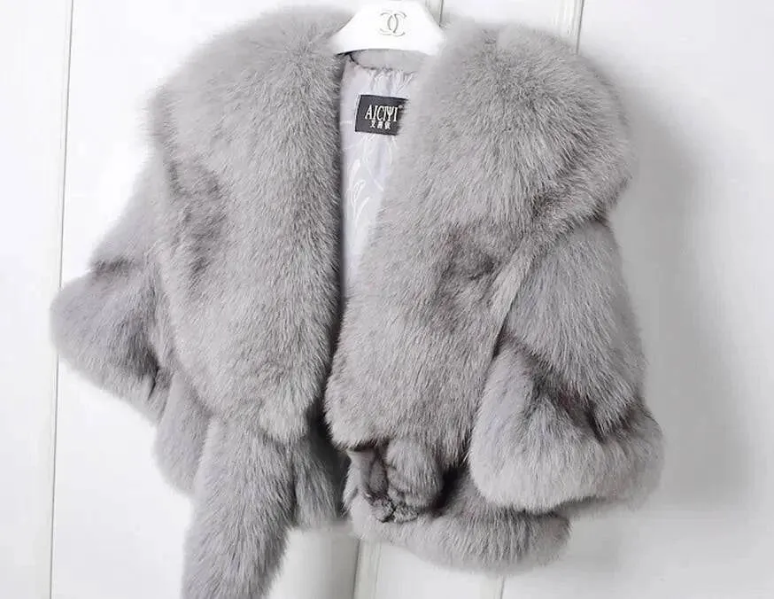 Winter Fur Poncho