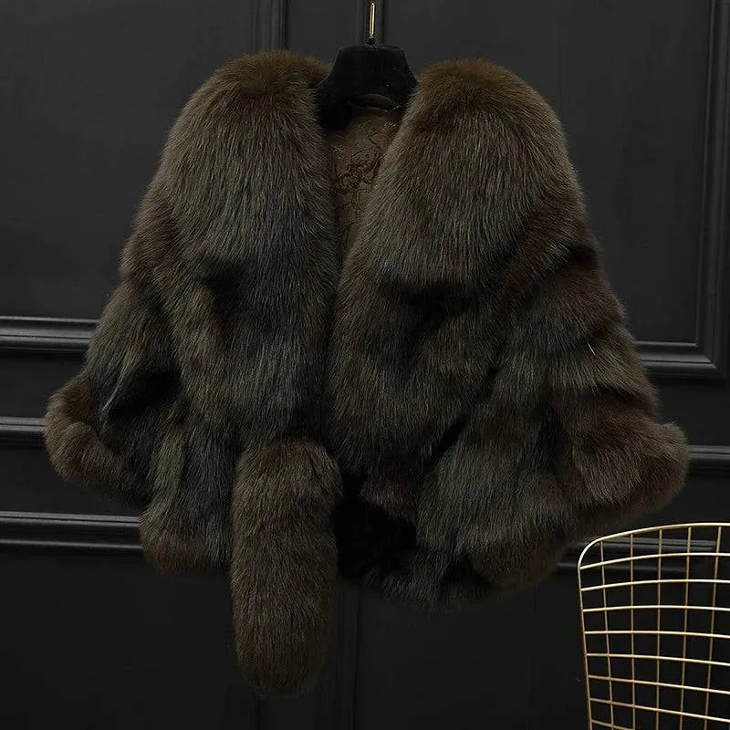 Winter Fur Poncho