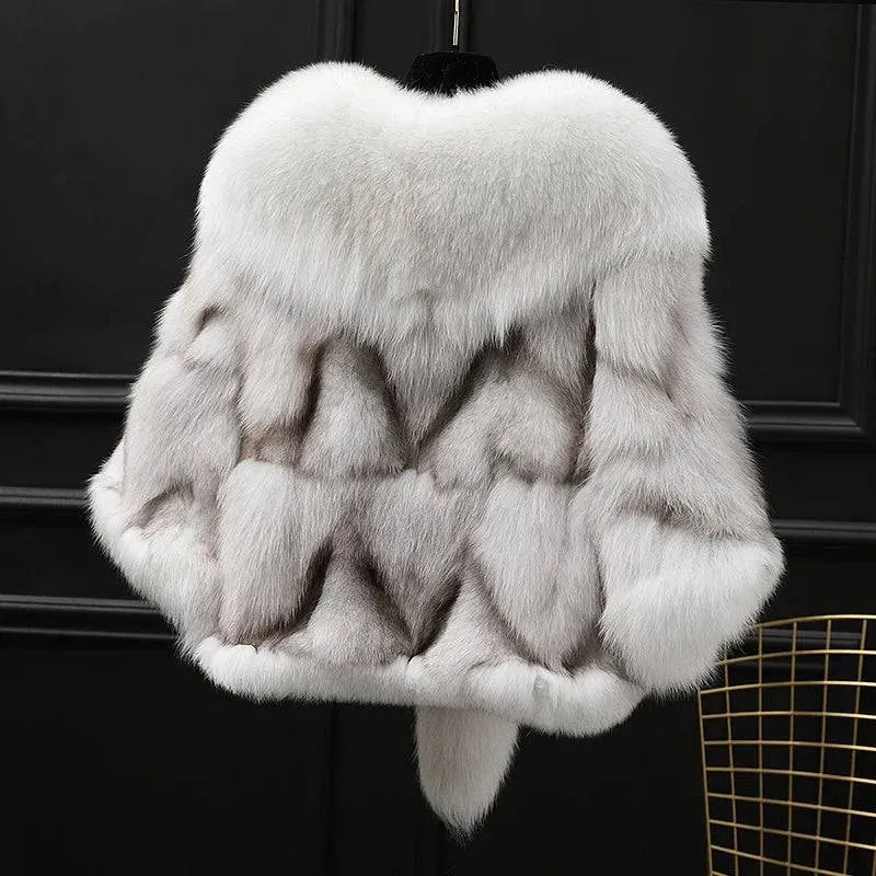 Winter Fur Poncho