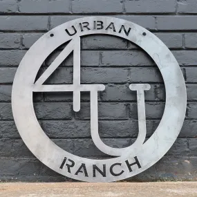 Your Own Custom Brand! Custom Metal Cattle Brand Sign - Ranch - Farm - Personalized Gift - Family Name Sign - Family Homestead - Farmhouse Signs - Wall Art